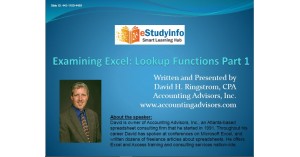 Examining Excel: Intermediate Lookup Functions