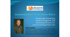 Mastering Excel PivotTables